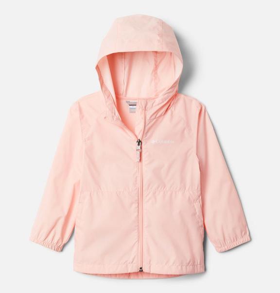 Columbia Switchback II Rain Jacket Pink For Girls NZ93524 New Zealand